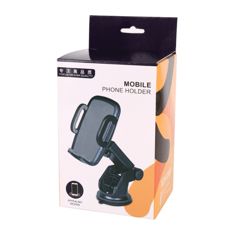 Base Portacelular para Auto con Ventosa de Succión y Brazo Extensible