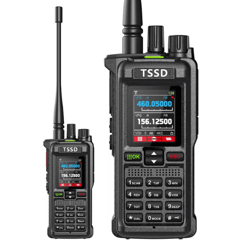 Radio Walkie Talkie Profesional TSSD 12W Multibanda (Alcance Hasta 12 km)