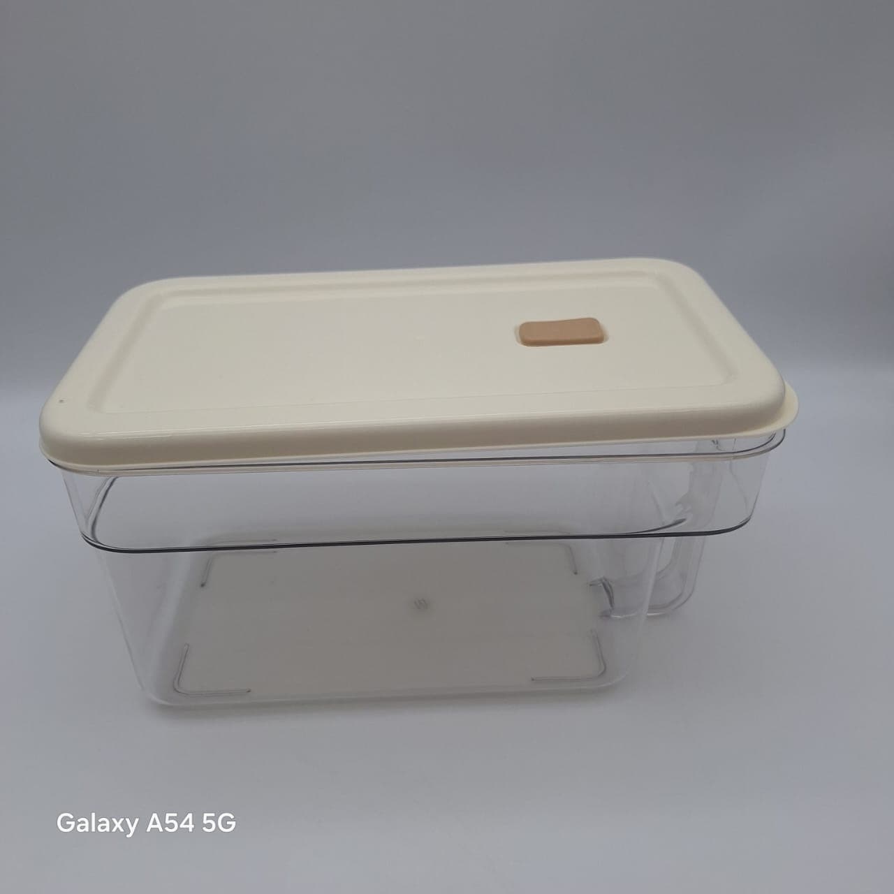 Contenedor Organizador Hermético para Nevera con Válvula de Ventilación y Asa